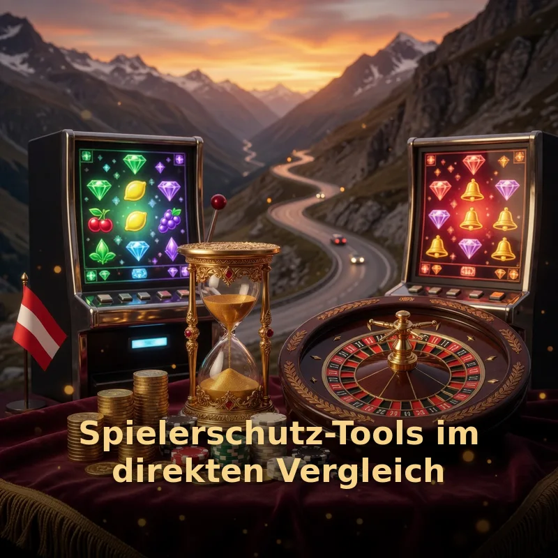 Lounge vor leuchtenden Spielautomaten